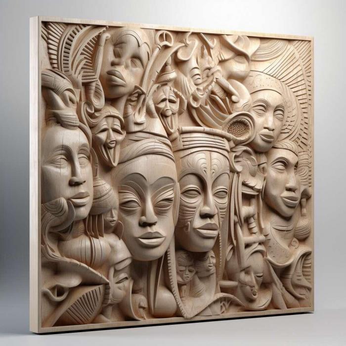 نموذج ثلاثي الأبعاد لآلة CNC 3D Art 